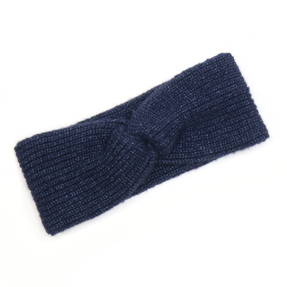 Navy Blue Supersoft Twist Hairband