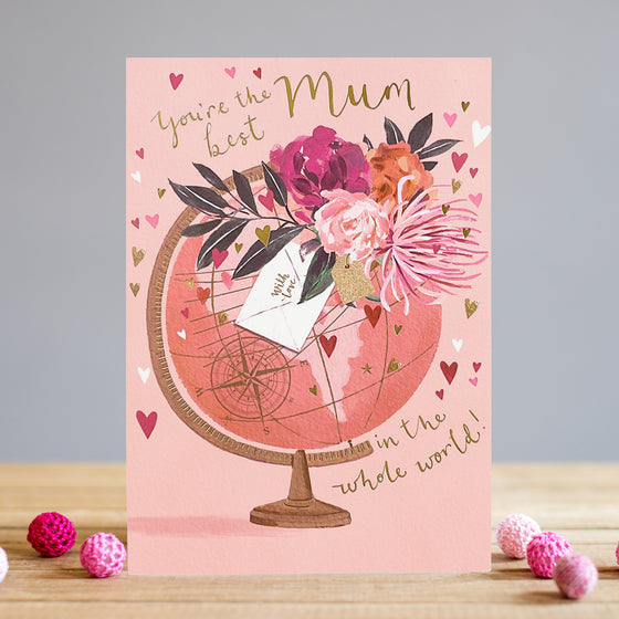 Gifts for women UK, Funny Greeting Cards, Wrendale Designs Stockist, Berni Parker Designs Gifts Greeting Cards, Engagement Wedding Anniversary Cards, Gift Shop Shrewsbury, Visit Shrewsbury Blank Mother's Day Card, You're the best mum in the whole world