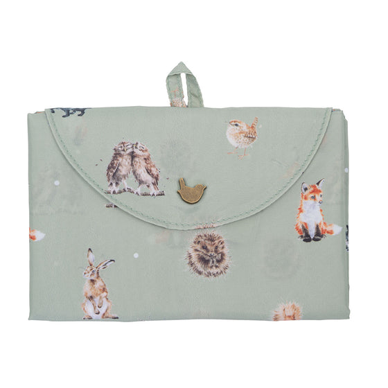 Wrendale Designs - Woodland Adventures Foldable Shopping Bag with Snap Closure