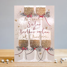  Louise Tiler Designs - Sister and Brother-in-law - Blank Christmas Card