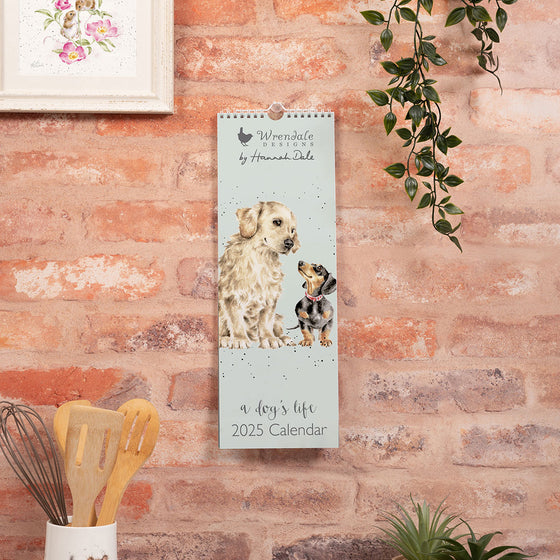 2025 Wrendale Designs It's a Dog's Life Slim Calendar