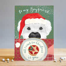  Louise Tiler Designs - To My Boyfriend - Blank Christmas Card