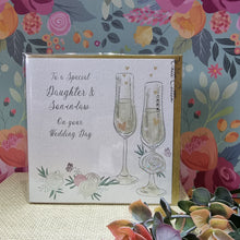  Elegant Blank Wedding Day Card - Special Daughter and Son-in-Law