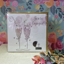  Elegant Blank Engagement Card - You're Engaged