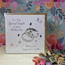  Elegant Blank Wedding Day Card - To a Very Special Couple