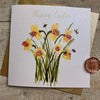 Gifts for women UK, Funny Greeting Cards, Wrendale Designs Stockist, Berni Parker Designs Gifts Greeting Cards, Engagement Wedding Anniversary Cards, Gift Shop Shrewsbury, Visit Shrewsbury, Blank Easter Card, Daffodils and Bees, Happy Easter Blank Card for anyone