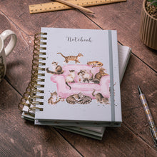  Wrendale Designs - A5 Lined Spiral Notebook / Journal - Cattitude