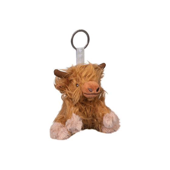 Wrendale Designs - Baby Gordon Plush Keyring - Adorable Plush Highland Cow