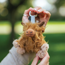  Wrendale Designs - Baby Gordon Plush Keyring - Adorable Plush Highland Cow