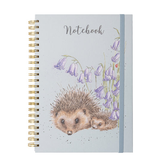 Wrendale Designs - A4 Lined Spiral Notebook - Love and Hedgehugs