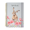 Wrendale Designs - A4 Lined Spiral Notebook - Field of Poppies