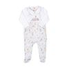 Wrendale Designs - Little Wren Collection - Little Savannah Printed Babygrow, 3-6 months