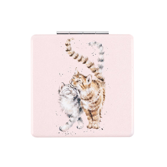 Wrendale Designs - Compact Mirror - Feline Friends