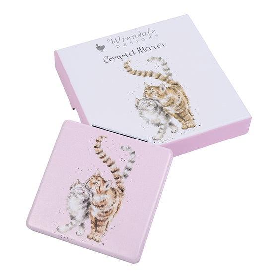 Wrendale Designs - Compact Mirror - Feline Friends