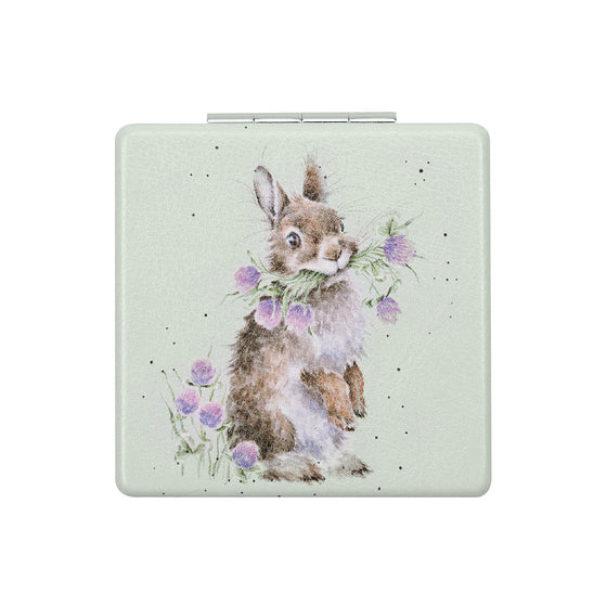 Wrendale Designs - Compact Mirror - Wild Clover Bunny