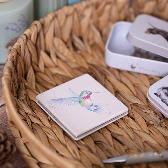 Wrendale Designs - Compact Mirror - Humming Birds