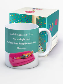  Funny Ceramic Mug for Women - She Lived Happily Ever After