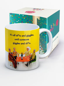  Funny Ceramic Mug - It's All Sh*ts and Giggles