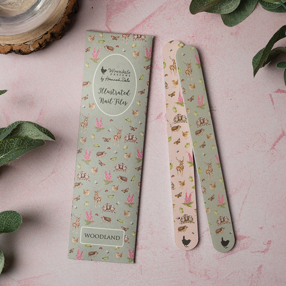 Wrendale Designs -  Illustrated Nail Files - Woodland Animals