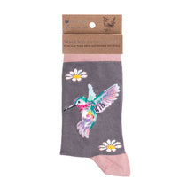  Wrendale Designs - Women's Bamboo Socks - HummingBird