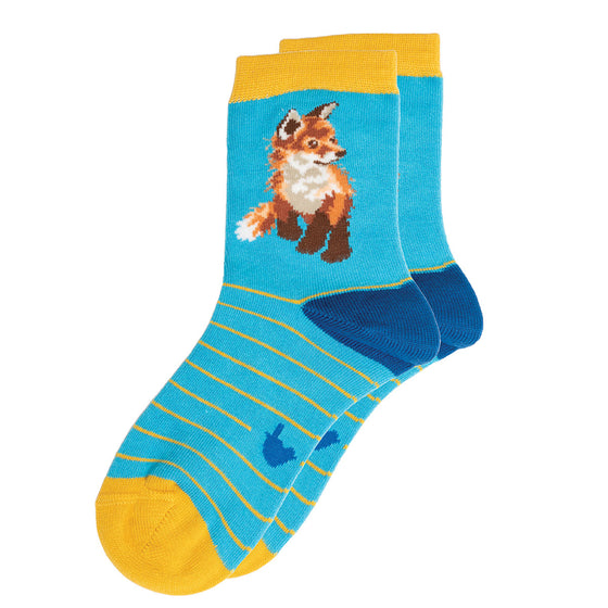 Wrendale Designs - Children’s Bamboo Socks - Fox