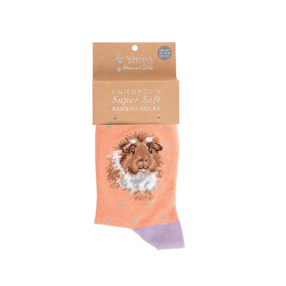 Wrendale Designs - Children’s Bamboo Socks - Guinea Pig