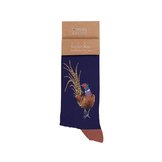 Wrendale Designs - Men’s Bamboo Socks - Pheasant