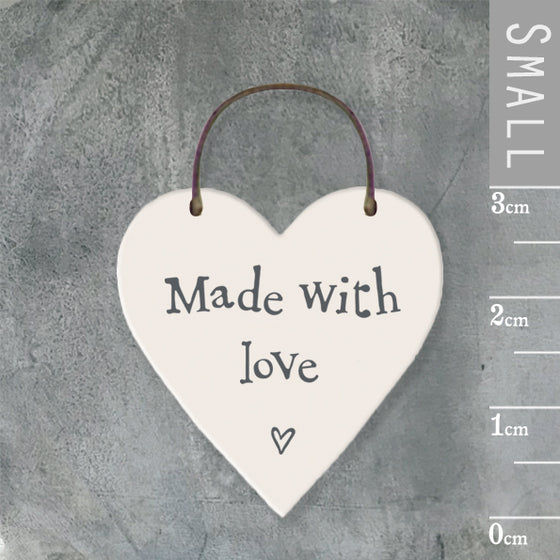 Gifts for women UK, Funny Greeting Cards, Wrendale Designs Stockist, Berni Parker Designs Gifts Greeting Cards, Engagement Wedding Anniversary Cards, Gift Shop Shrewsbury, Visit Shrewsbury Small Wood Gift Tag Made with Love